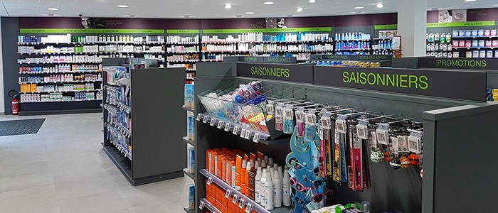 PHARMACIE LEPAGE LINEAIRES VUE ENSEMBLE