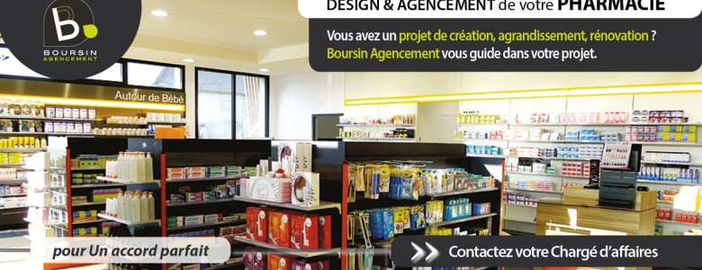 creation agrandissement rénovation pharmacie Boursin Agencement