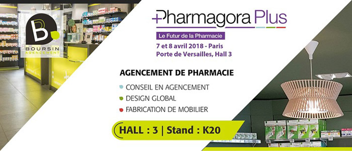PHARMAGORA 2018 Salon de l'Agencement Pharmacie, Paris, Porte de Versailles