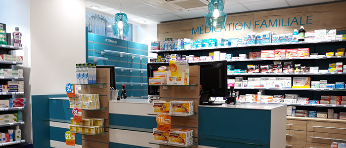 Agencement_Pharmacie-Saint-Germain_Rennes_UNE