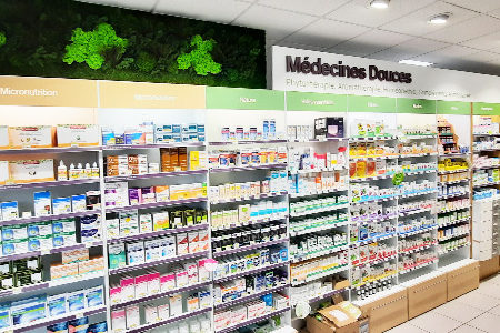 relooking naturel pharmacie mur vegetal