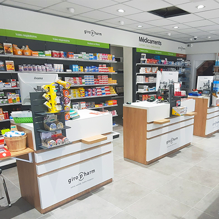 agencement renovation extension pharmacie comptoir haut de France Arras
