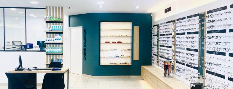 agencement magasin optique projet