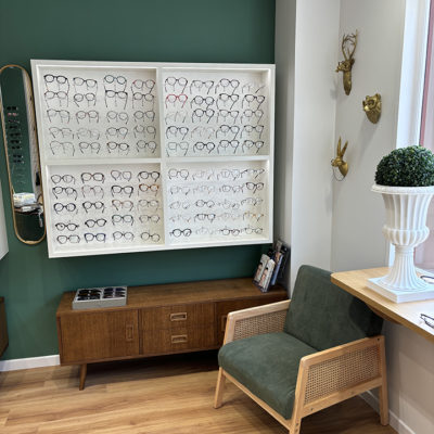 agencement espace commercial rennes opticien