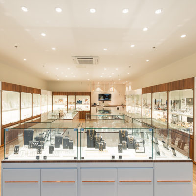 agencement intérieur rennes bijouterie
