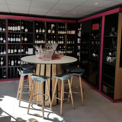 amenagement design espace rennes cave vin