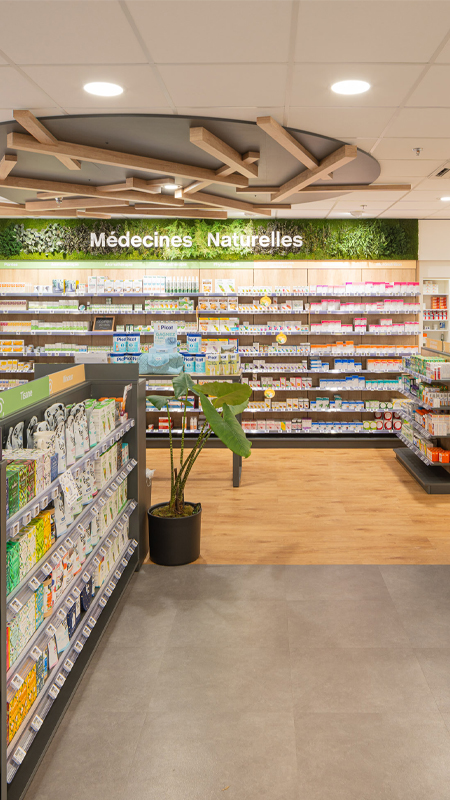 eclairer zone specifique pharmacie