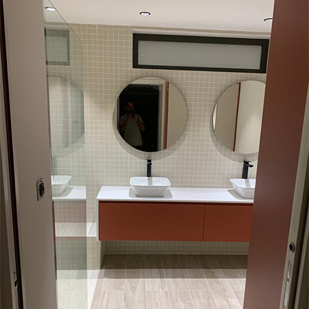 agencement particulier salle de bain architecte interieur antilles