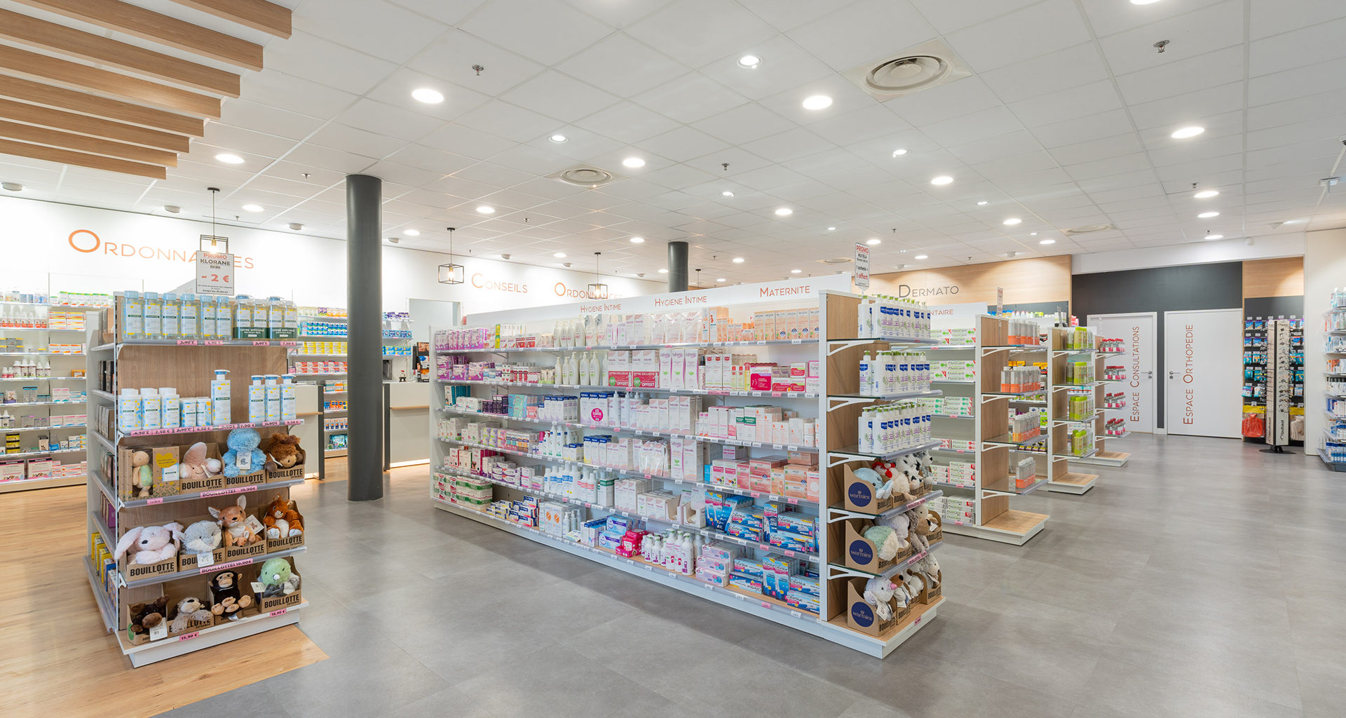 Agencement <br><strong>de pharmacie</strong>