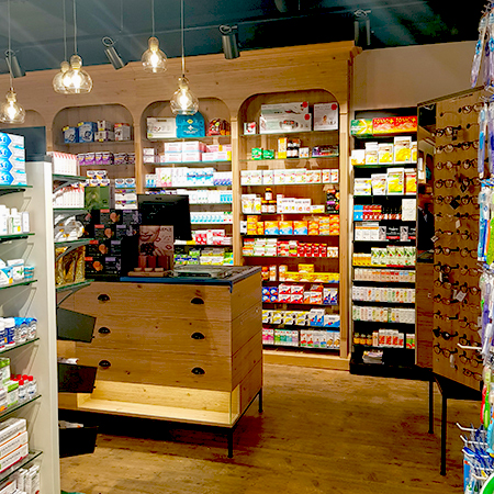 agenceur architecte interieur pharmacie france antilles espace nature