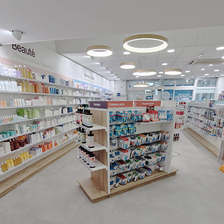 zone vente moderne pharmacie giropharm