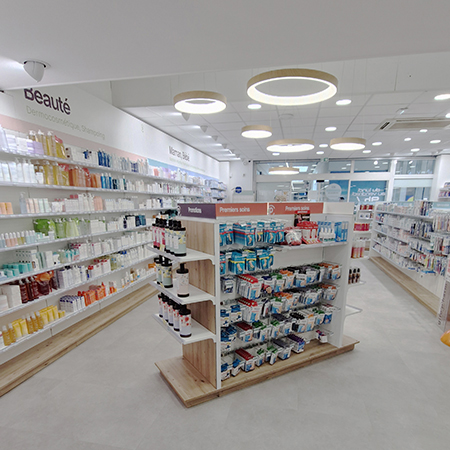 zone vente moderne pharmacie giropharm