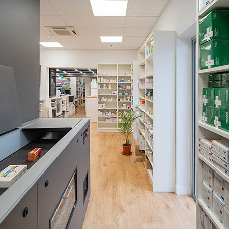 optimisation back office pharmacie mobilier ergonomique modulable
