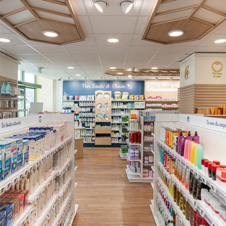 amenagement espace pharmacie optimisation rayonnage saint brieuc cote armor