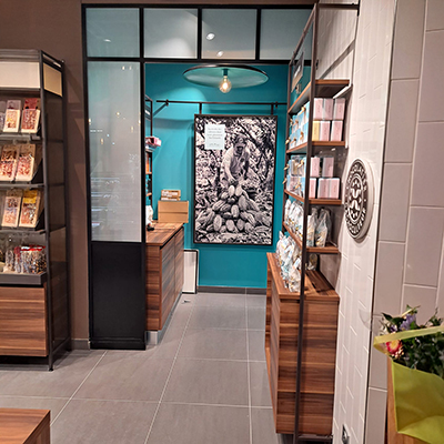 chocolatier agencement espace degustation saint brieuc cote armor