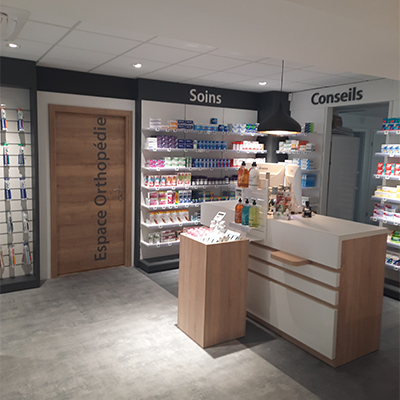 design interieur pharmacie modernité accueil saint brieuc langueux 22